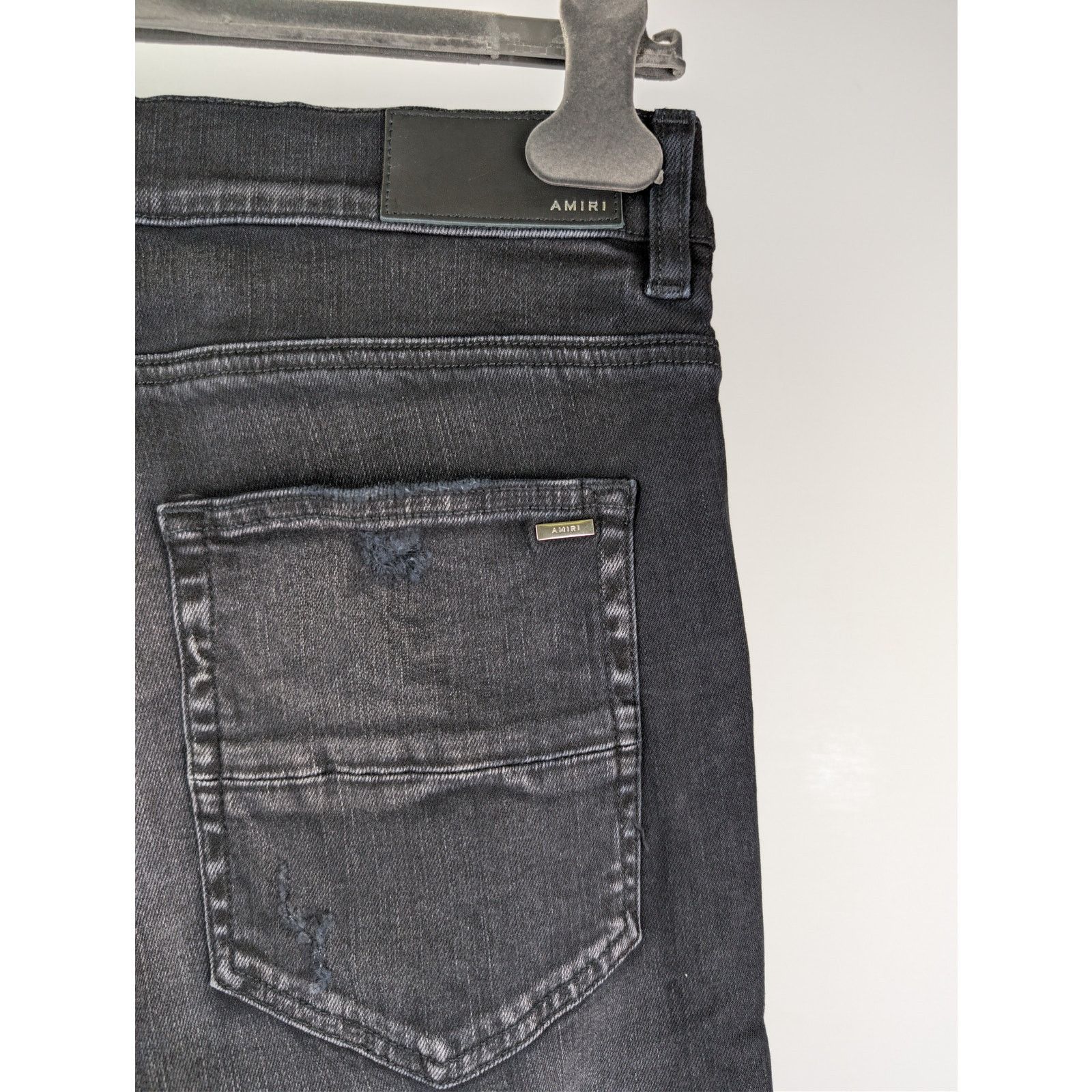 Amiri o1rshd1 Q:2 / Wes Lang Reaper Logo Jean in Aged Black Size US 34 / EU 50 - 14 Thumbnail