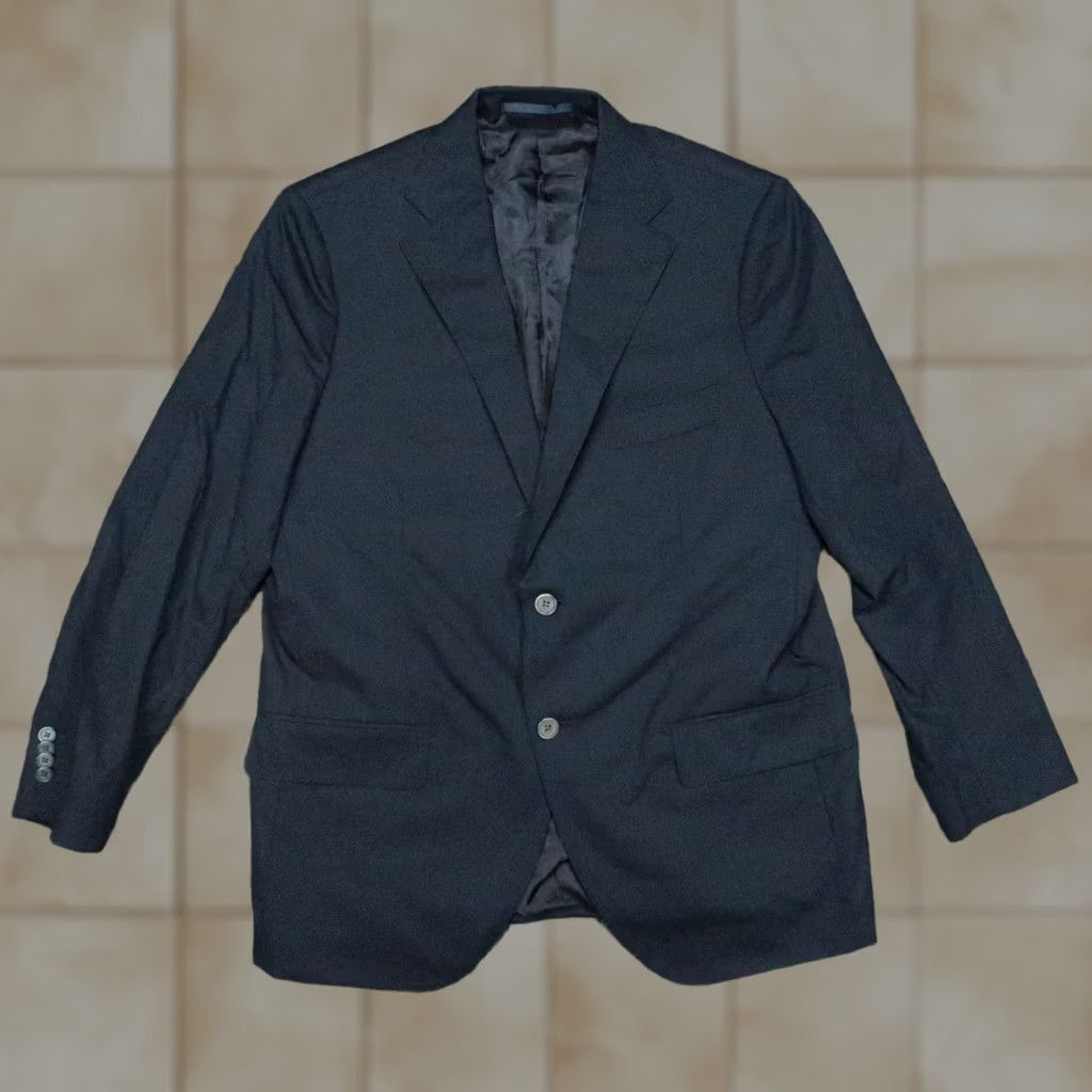 Proper Cloth Proper Cloth Blazer Mens 42R Blue Wool Made To Measure Custom Stretch Jacket Size 42R - 1 Thumbnail