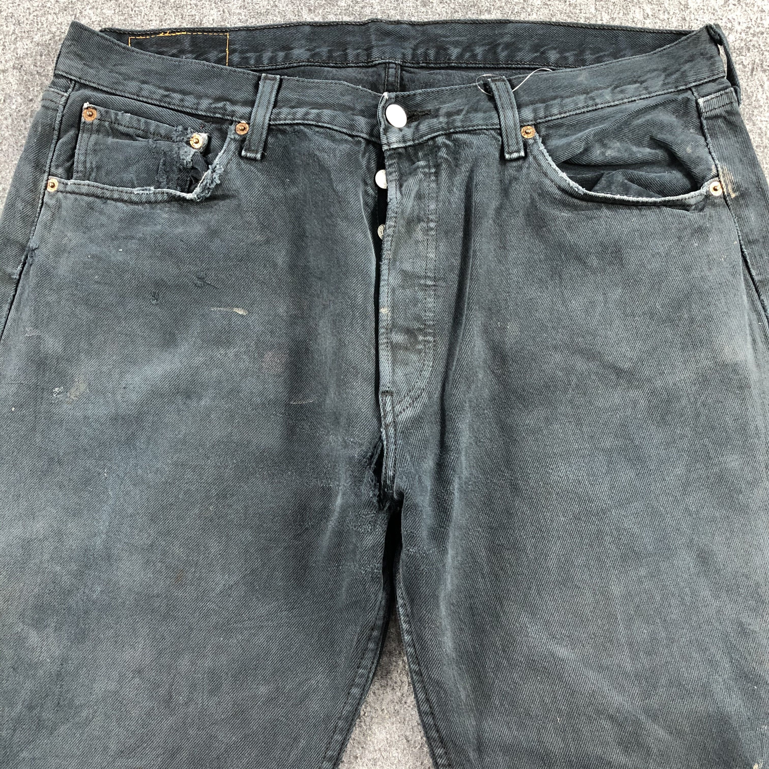 Levi's Vintage 90s Levis 501 Earth Tone Jeans-J1634 Size US 36 / EU 52 - 3 Thumbnail