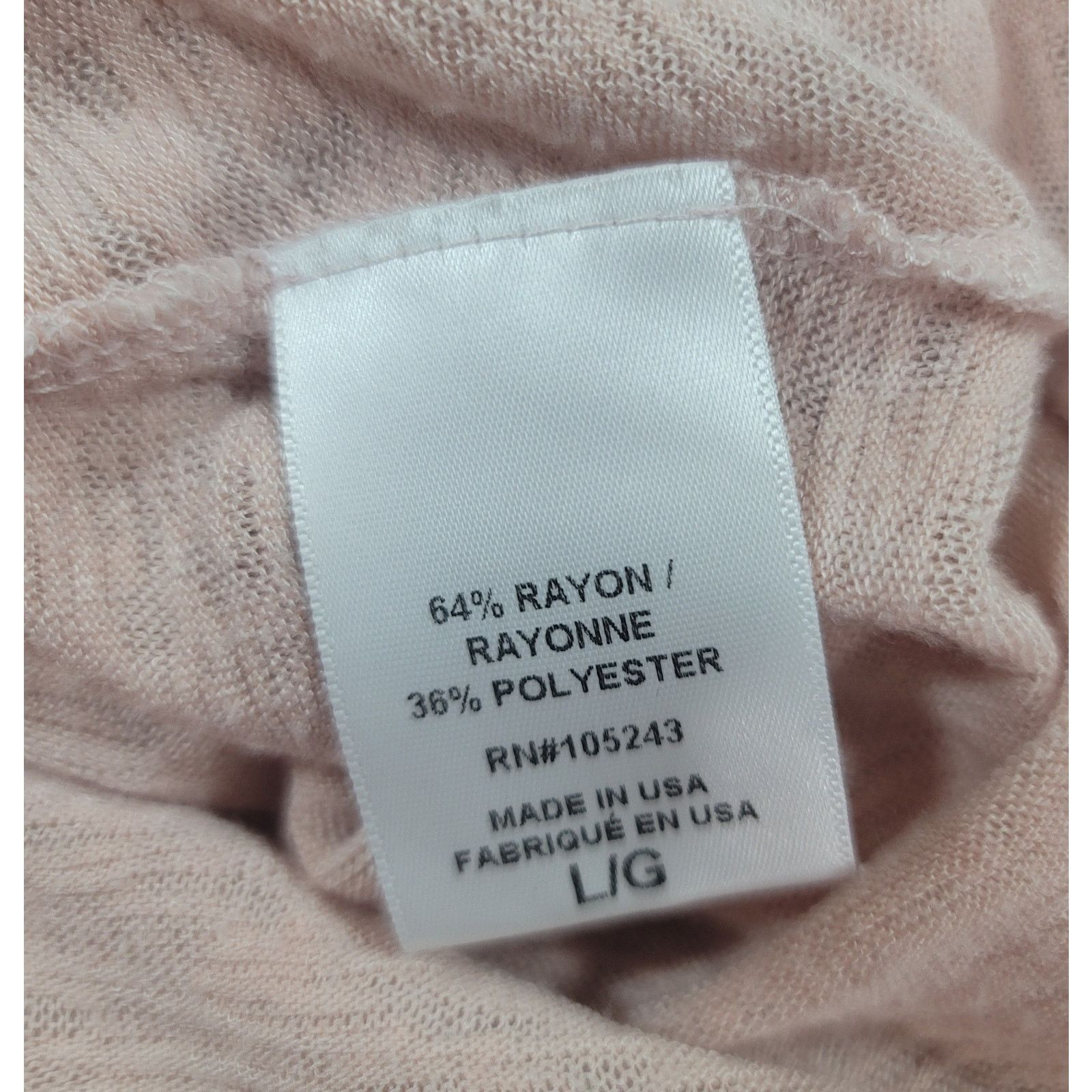 Other Bobeau Pink Blush Crisscross V Neck Slub Knit Tank Large Size L / US 10 / IT 46 - 5 Thumbnail