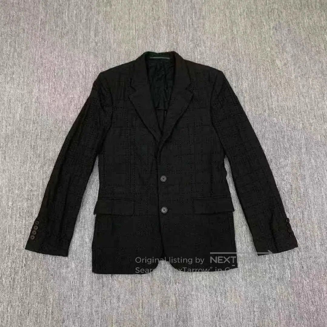 Givenchy Givenchy Black Cutout Wool Blazer. Size US M / EU 48-50 / 2 - 1 Thumbnail