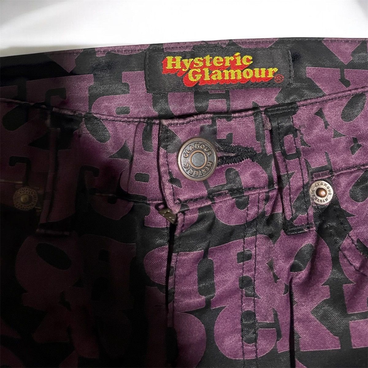 Hysteric Glamour Hysteric Glamour F*ck Dope Rock Pants Size 28" / US 6 / IT 42 - 2 Thumbnail