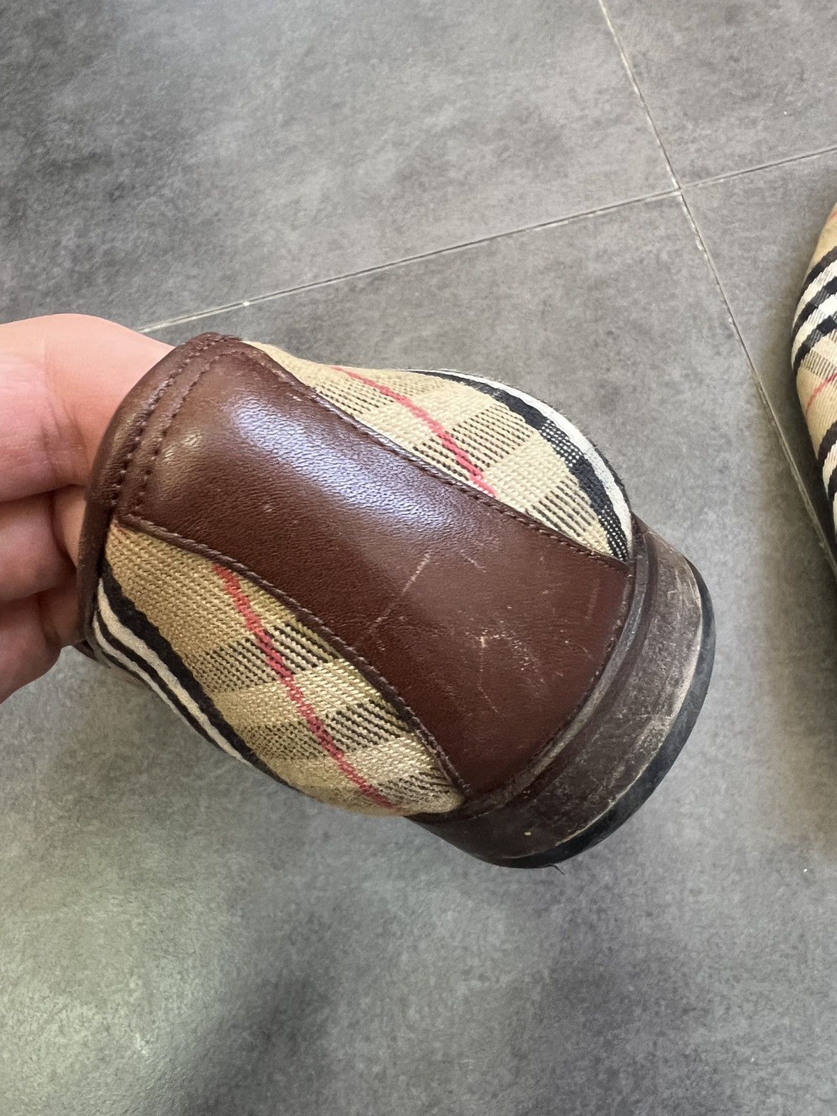 Burberry Burberry Nova Check Felt Loafers Size US 8 / EU 41 - 18 Thumbnail