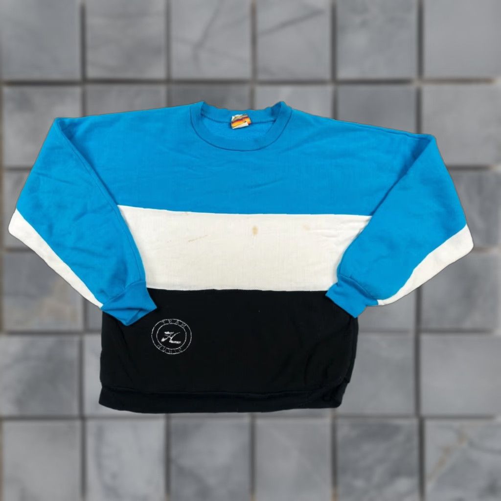 Vintage VINTAGE Hobie Sweatshirt Adult Small Blue Crew Neck Lightweight Surf Logo Long Sleeve Mens Size US S / EU 44-46 / 1 - 1 Thumbnail