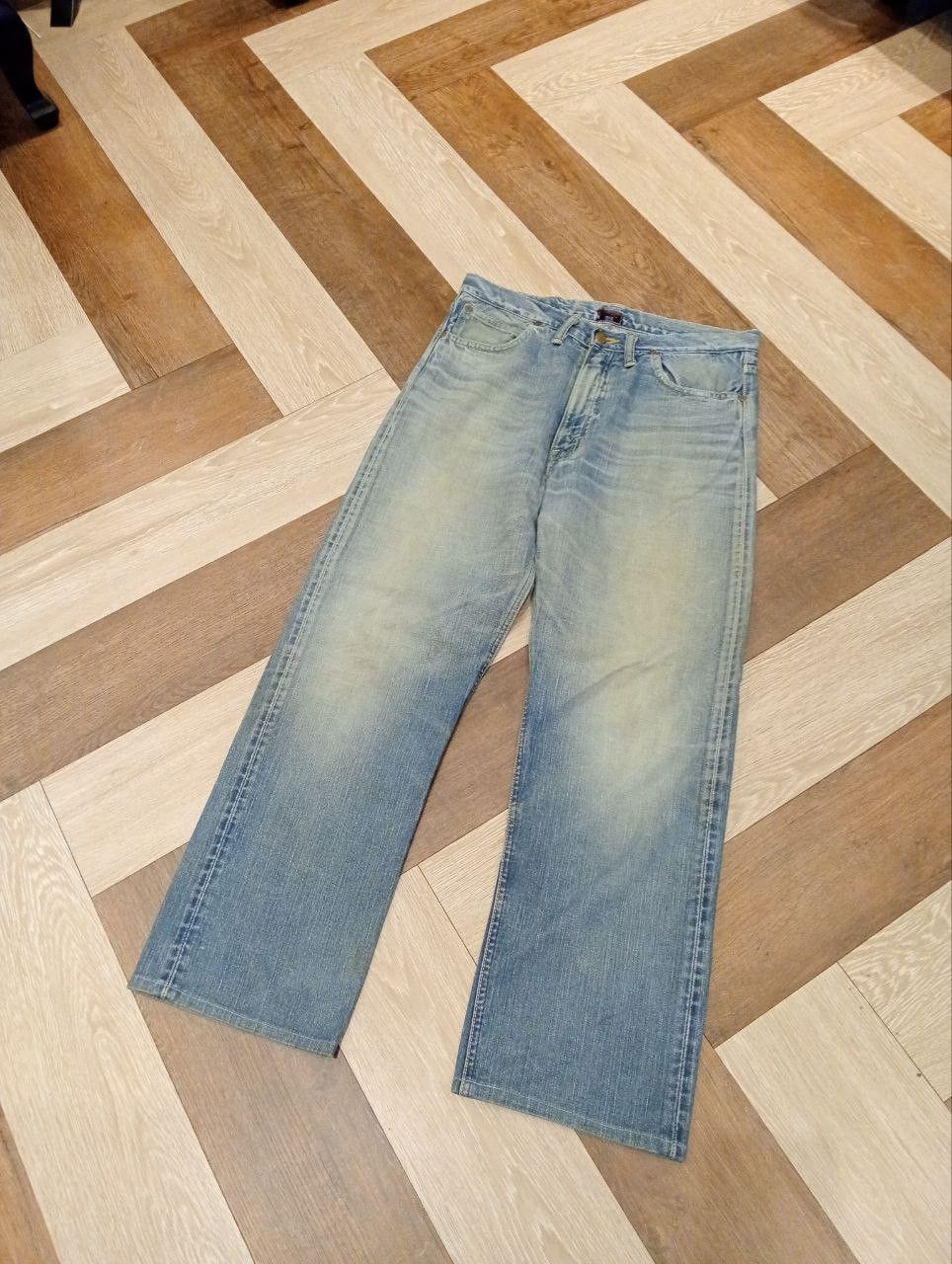Lee RARE VINTAGE LEE RIDER ZIPPER GRIPPER SELVEDGE JEANS Size US 33 - 2 Thumbnail