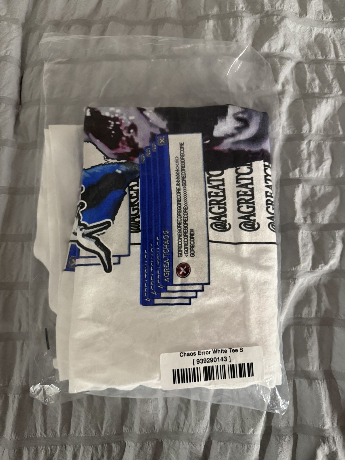 Ken Carson Chaos Error White Tee Size US S / EU 44-46 / 1 - 3 Thumbnail