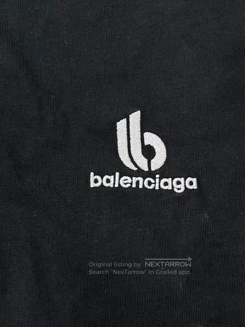 Balenciaga Balenciaga Printed Letter Round Neck Short Sleeve T-Shirt Size US S / EU 44-46 / 1 - 3 Thumbnail