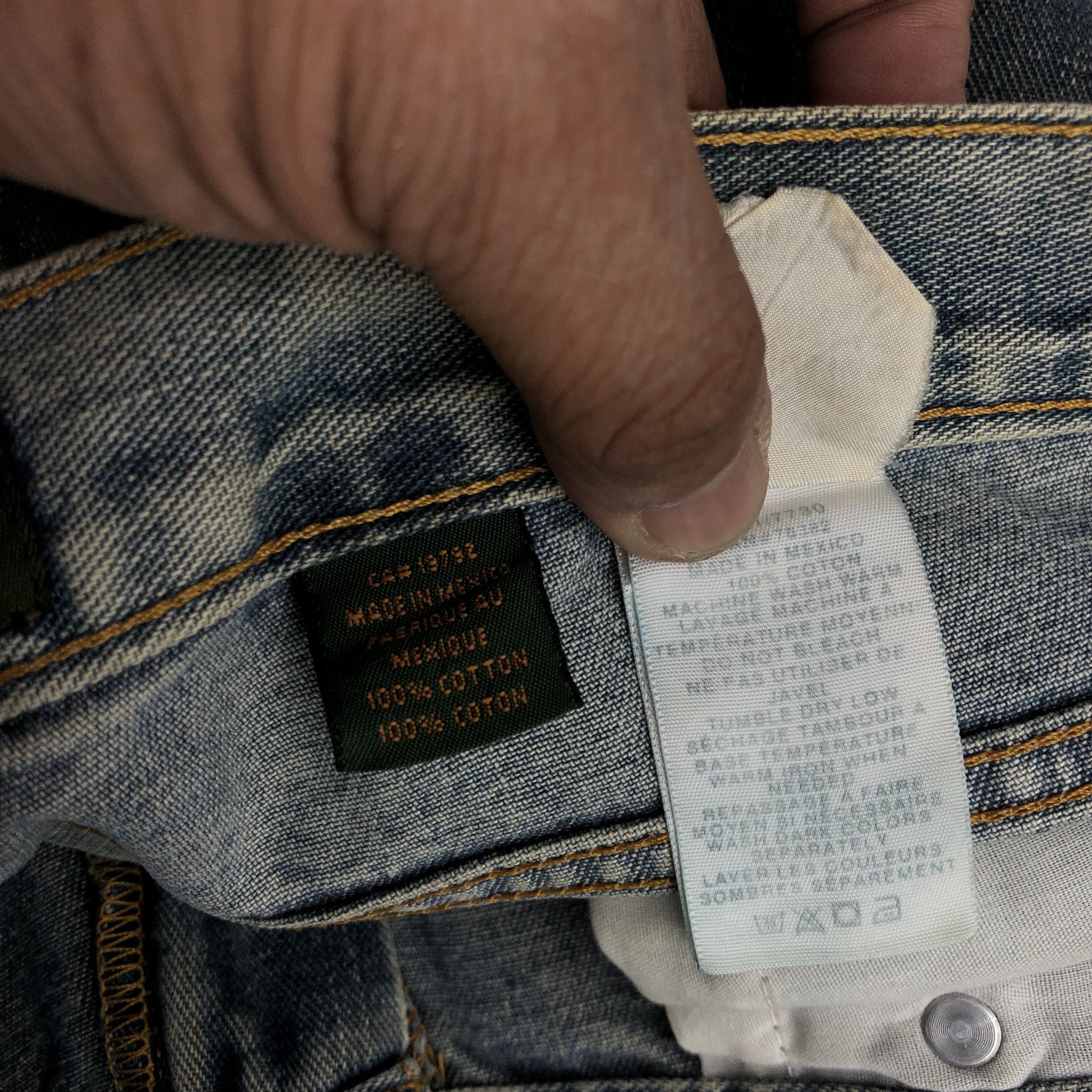Jean Vintage Timberland Baggy Jeans Faded Loose Denim Size US 36 / EU 52 - 10 Thumbnail
