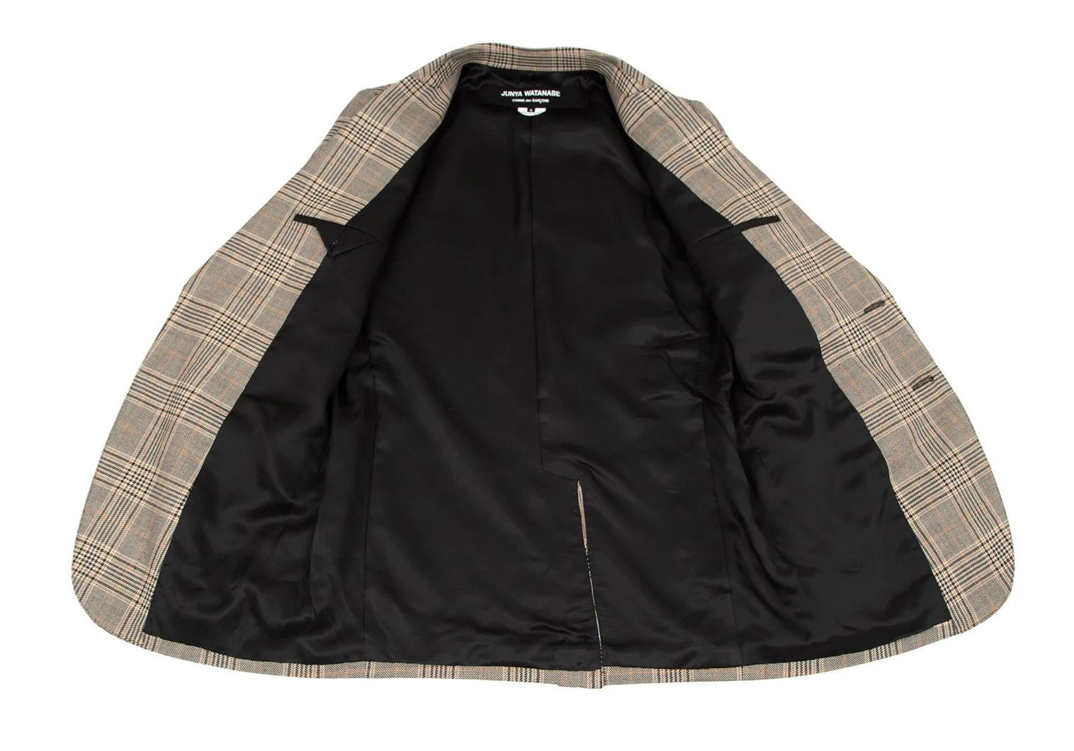 Junya Watanabe Glen Check 2B Tailored Jacket Beige Size S Size US S / EU 44-46 / 1 - 11 Thumbnail