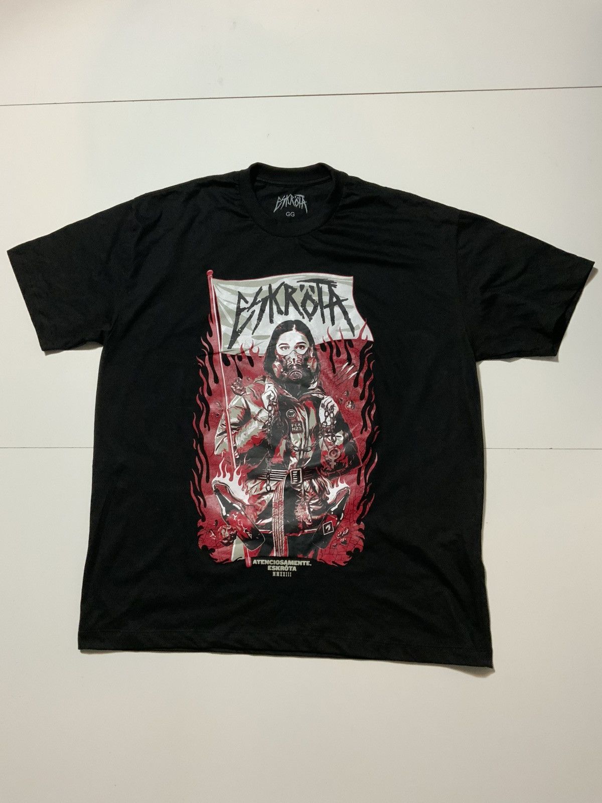 Band Tees Eskrota Atenciosamente Brazil Thrash Metal Rock Band T-Shirt Size US L / EU 52-54 / 3 - 1 Thumbnail