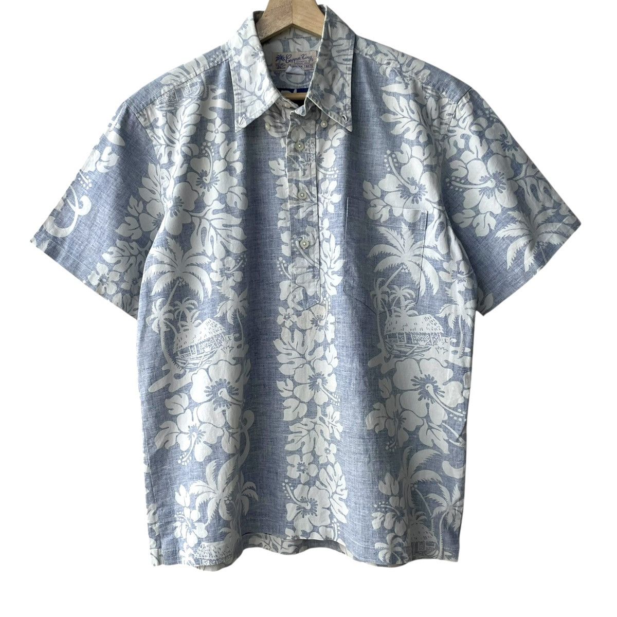 Warehouse & Co. Copper King Reverse Print Pullover Hawaiian Shirt Size US M / EU 48-50 / 2 - 1 Thumbnail