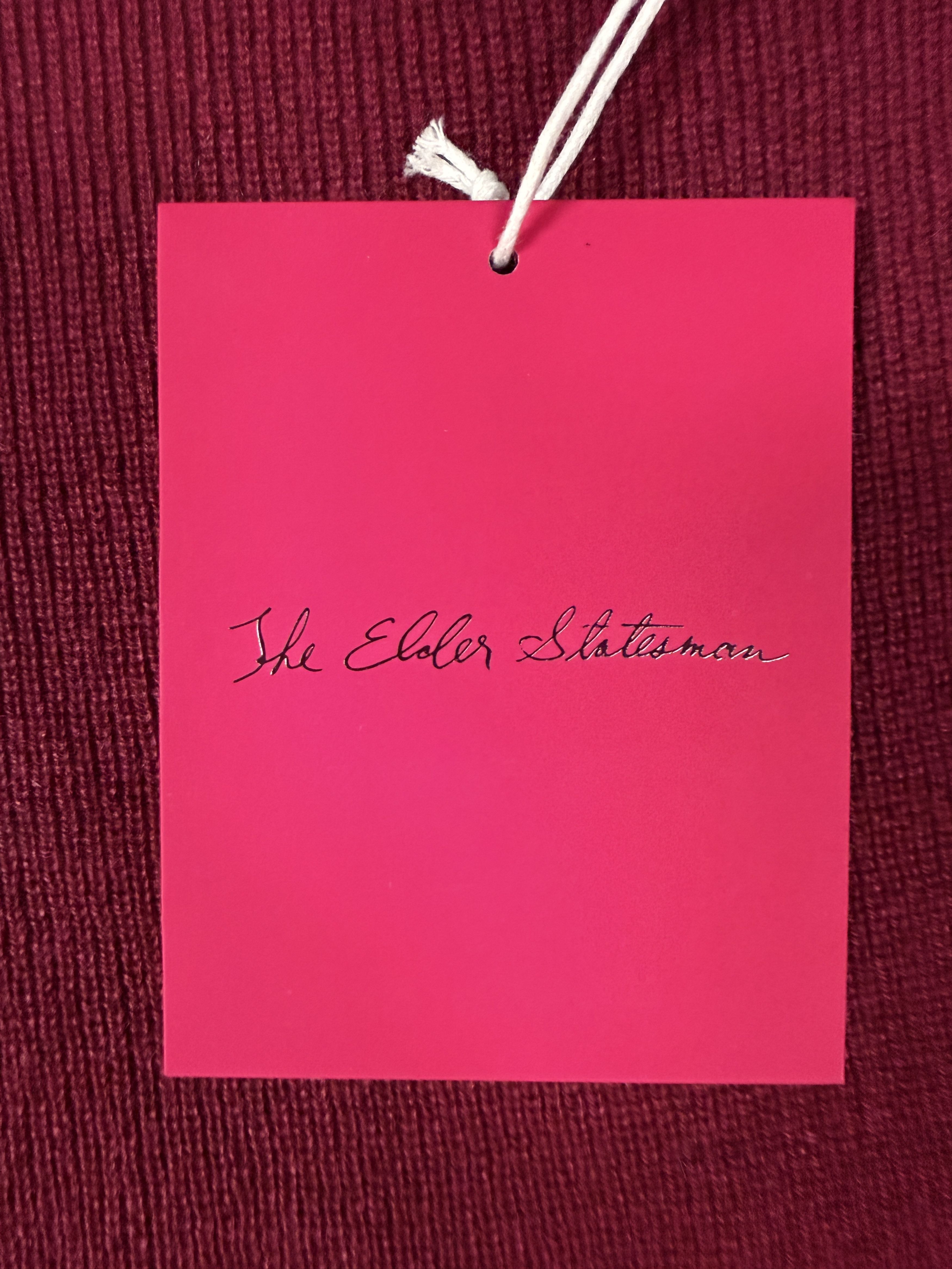 The Elder Statesman $395 The Elder Statesman Delicash Merlot Tank Top Size S / US 4 / IT 40 - 8 Thumbnail