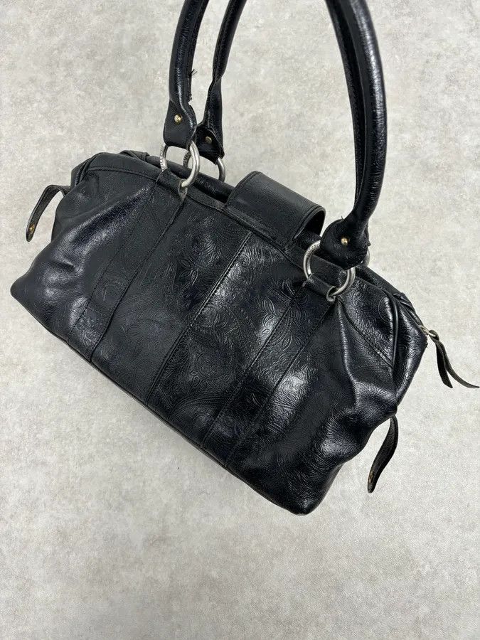 Just Cavalli AW2008 Cavalli Black Leather Winged Claw Lock Shoulder Bag Size ONE SIZE - 9 Thumbnail