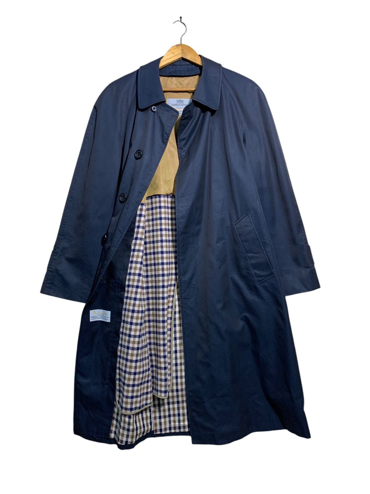 Aquascutum 🔥AQUASCUTUM NAVY OVERCOATS ENGLAND Size US M / EU 48-50 / 2 - 1 Thumbnail