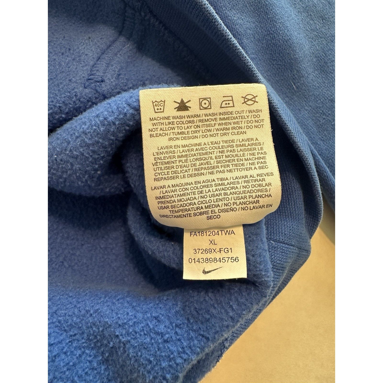 Nike Nike Florida Gators Hoodie Sweatshirt Blue XL Football VTG Size US XL / EU 56 / 4 - 4 Thumbnail