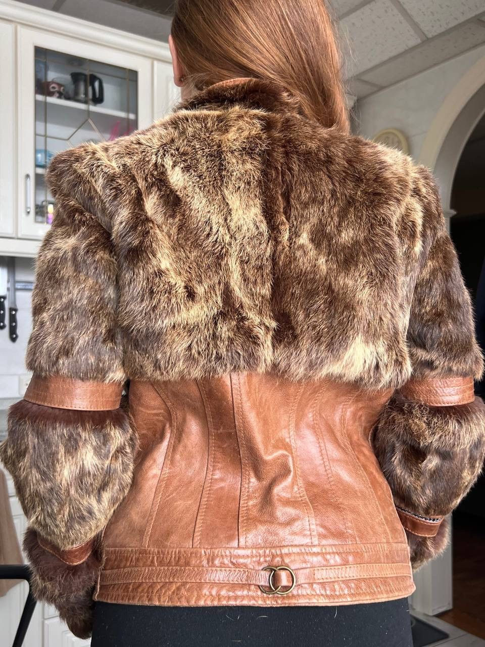 Other Italian biker leather fur jacket Size S / US 4 / IT 40 - 5 Thumbnail