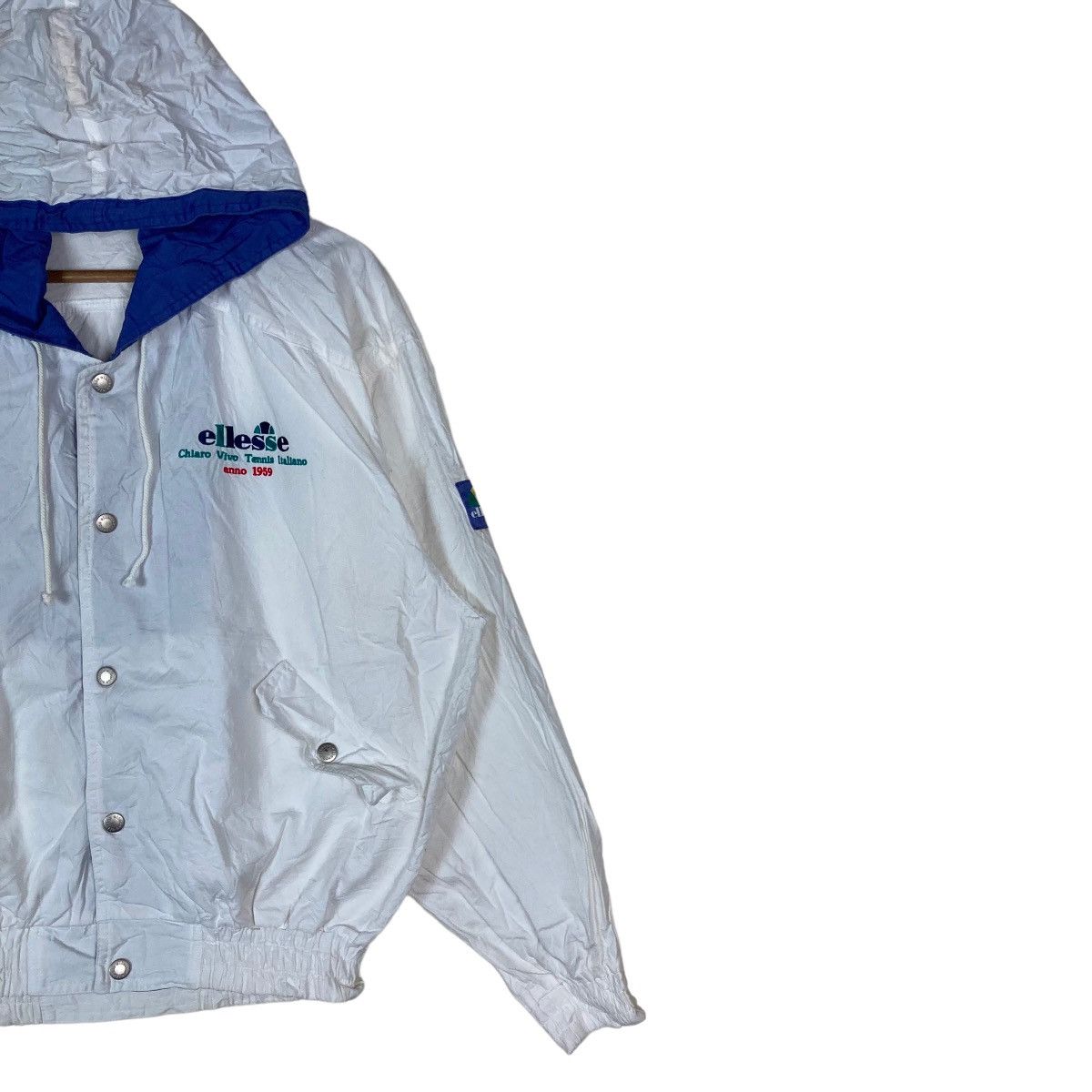 Ellesse Vintage ellesse Mini Logo Snap Button Hoodie Jacket Size US L / EU 52-54 / 3 - 6 Thumbnail