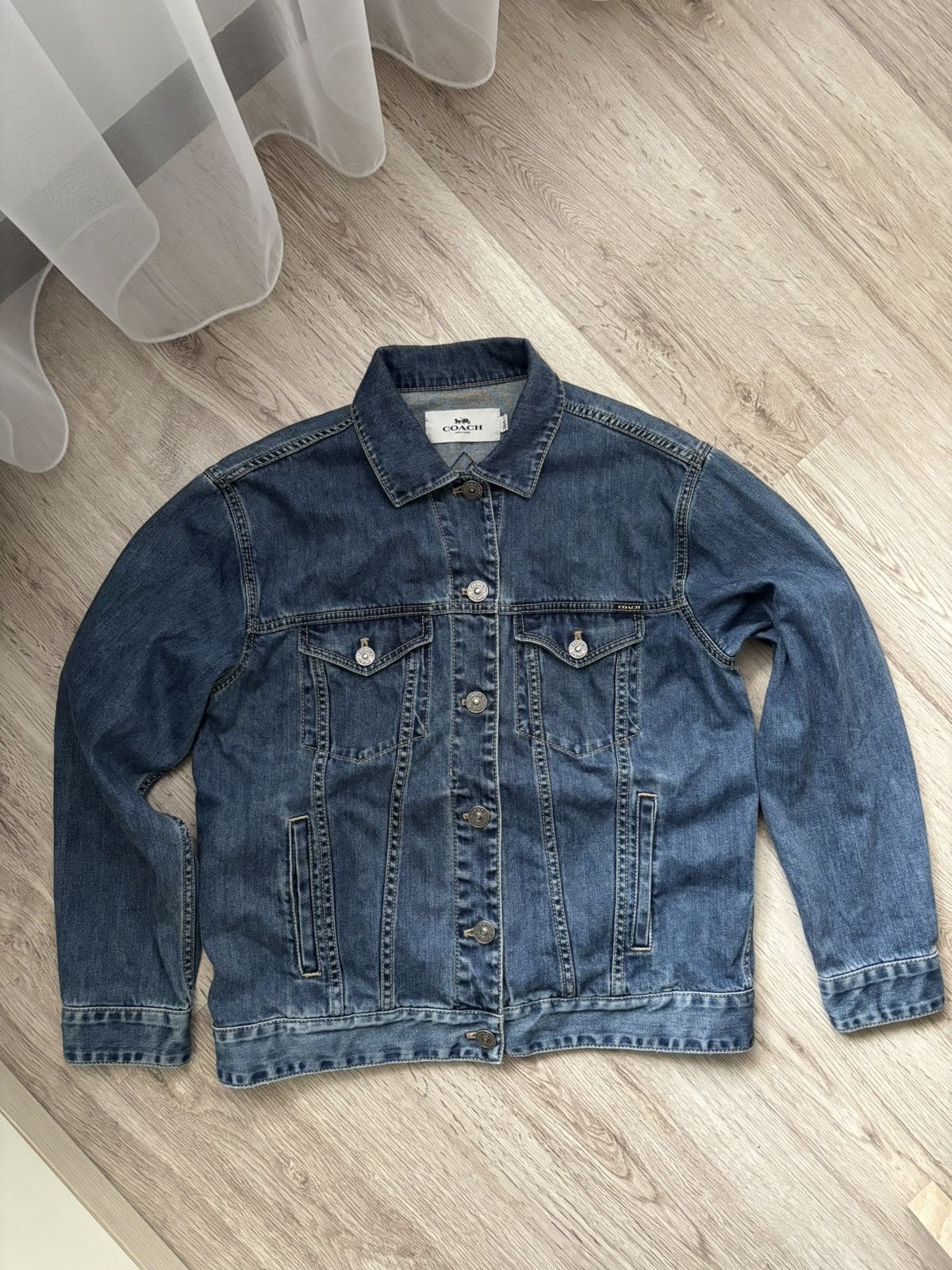 Coach COACH signature relaxed denim jacket 165/92 Size M / US 6-8 / IT 42-44 - 1 Thumbnail