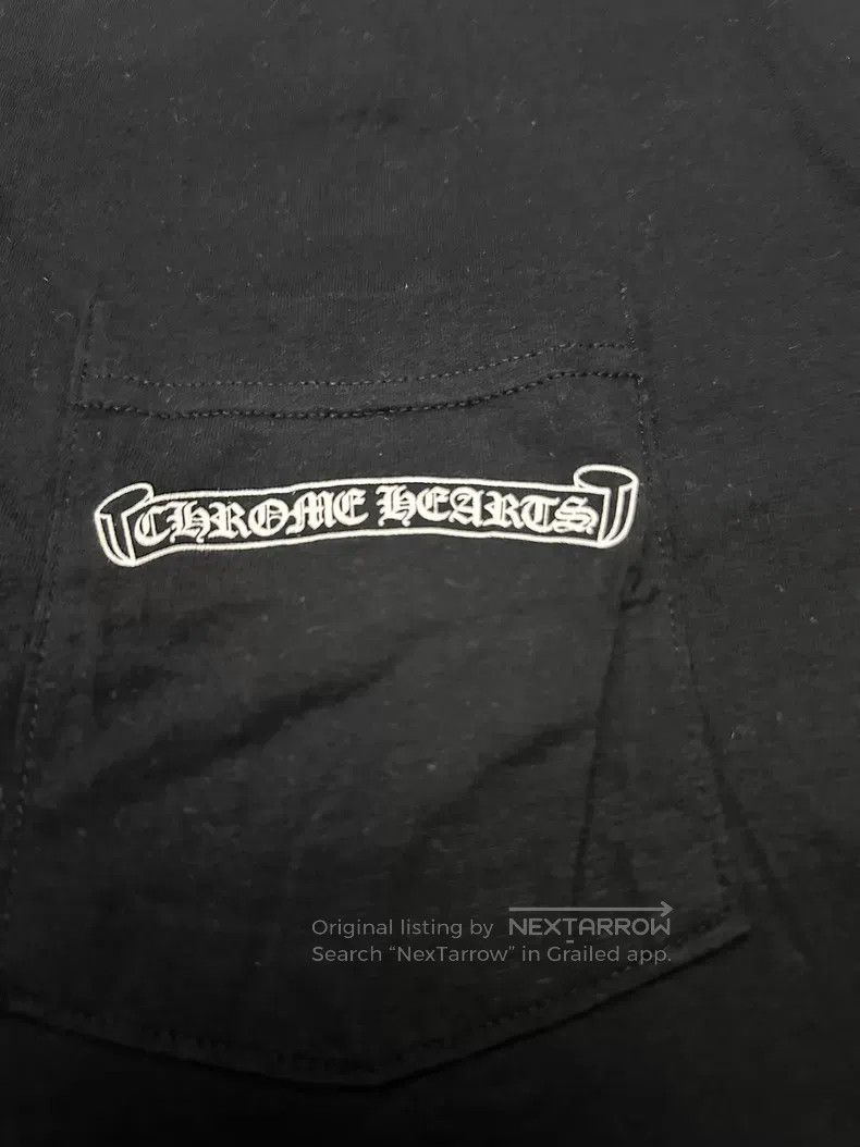 Chrome Hearts CHROME HEARTS Size XL Roll-up black T-shirt Size US XL / EU 56 / 4 - 5 Thumbnail