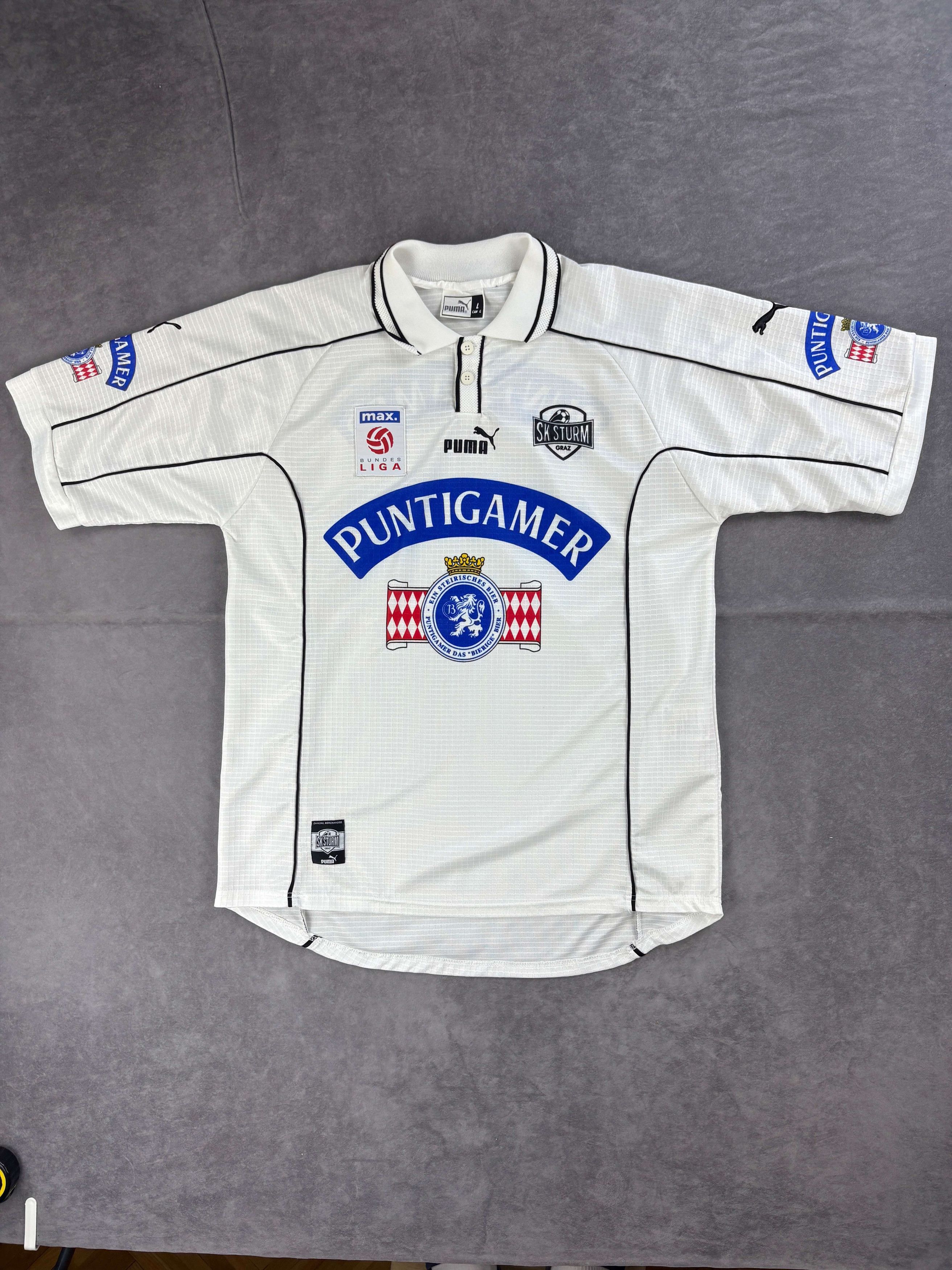 Puma Sturm Graz 1999-2000 Puma home football jersey size L Size US L / EU 52-54 / 3 - 1 Thumbnail