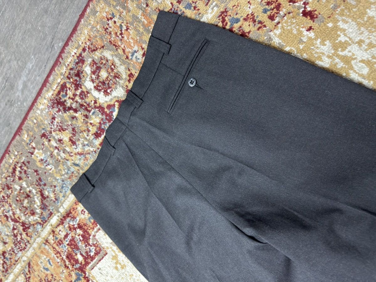 Vintage Vintage Suit Pants Wool Blend Striped Wide Leg Baggy Formal Size US 36 / EU 52 - 5 Thumbnail