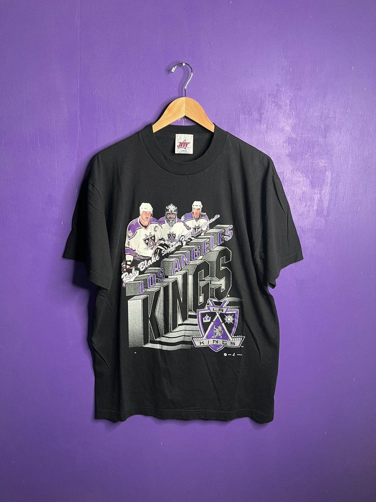 Other Vintage 90s Los Angeles kings players t-shirt Size US L / EU 52-54 / 3 - 1 Thumbnail