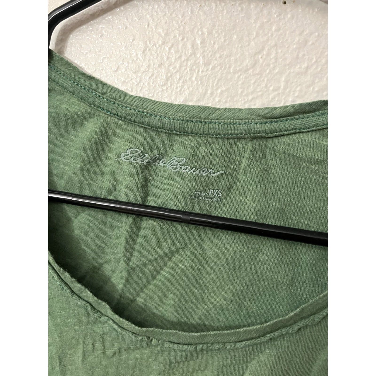 Eddie Bauer Eddie Bauer Shirt Women Petite PXS Green Short Sleeve Outdoor Hiking Womens Size XS / US 0-2 / IT 36-38 - 3 Thumbnail