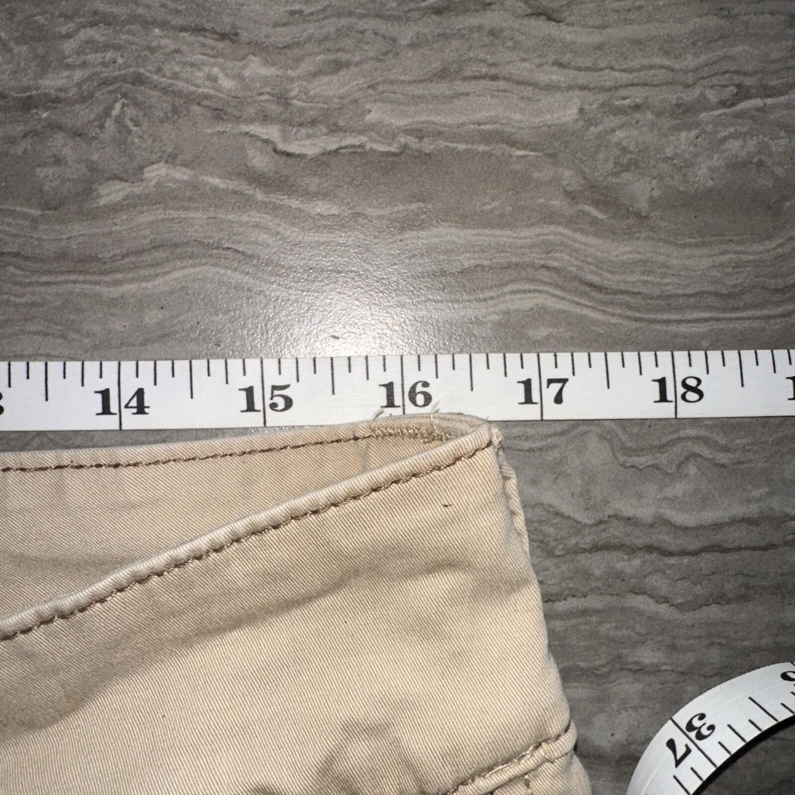 Gap Gap Low Rise Cropped Stretch Pants Size 14 Tan Capris Size 36" / US 14 / IT 50 - 8 Thumbnail