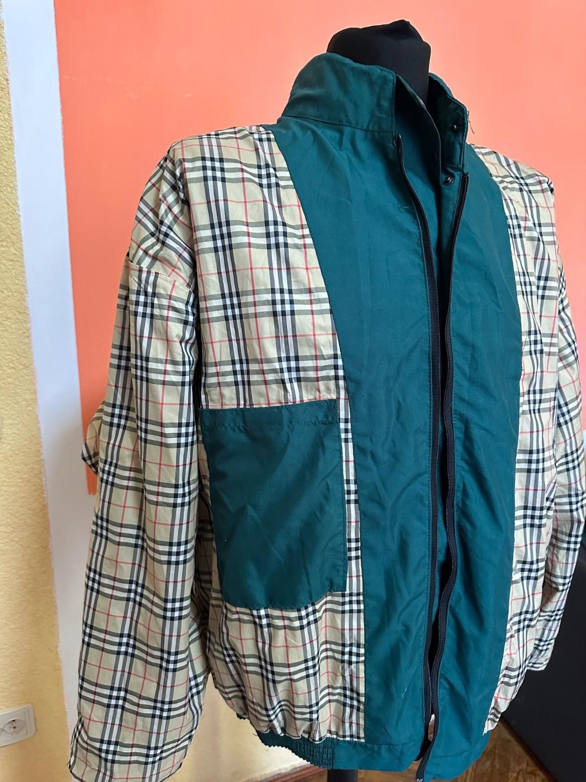 Burberry Burberys Golf Nova Check Green Jacket Sz XL Size US XL / EU 56 / 4 - 7 Thumbnail