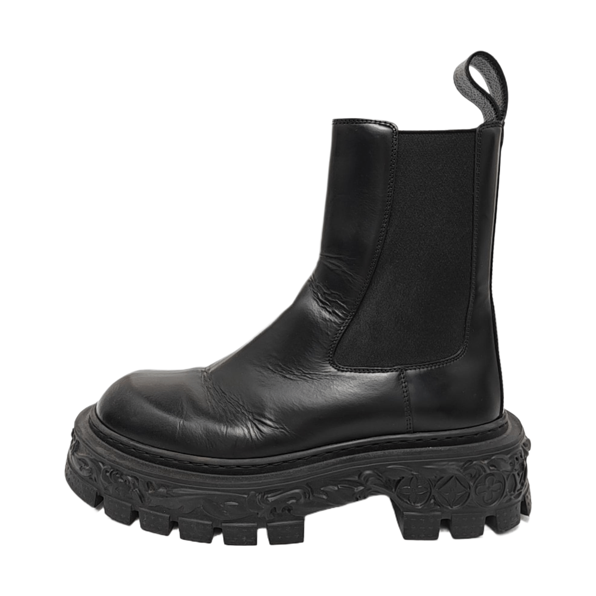 Louis Vuitton Louis Vuitton Leather Lug Sole Chelsea Boots Size 6 Size US 6 / EU 39 - 1 Thumbnail