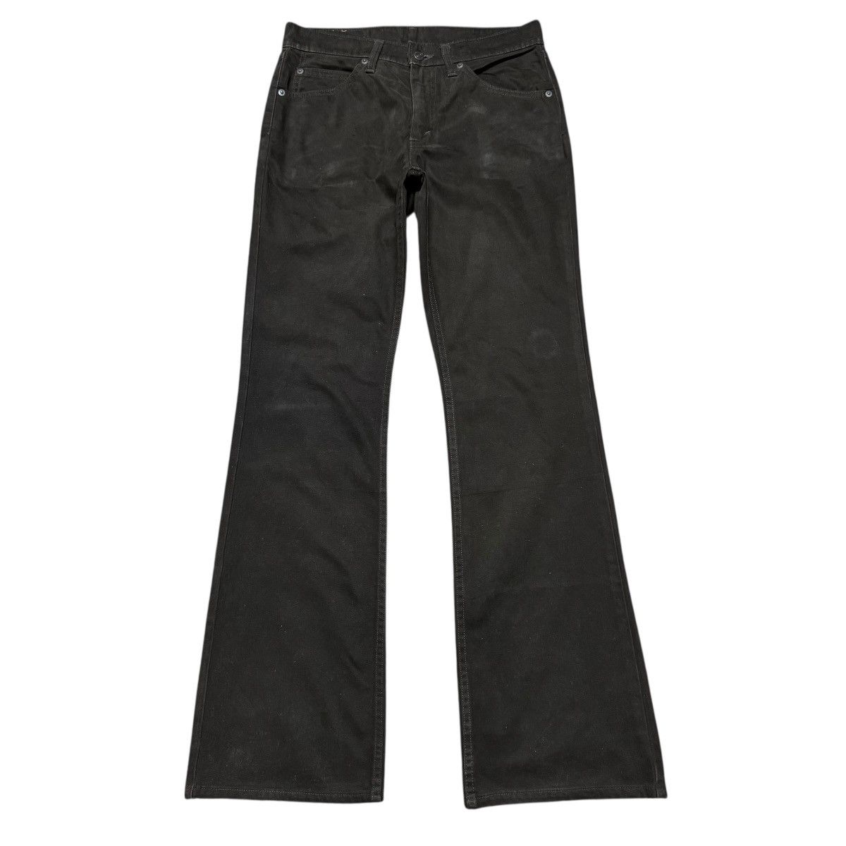 Levi's Vintage Levis 517 Brown Moleskin Flare Jeans Hedi Slimane Size US 30 / EU 46 - 3 Thumbnail