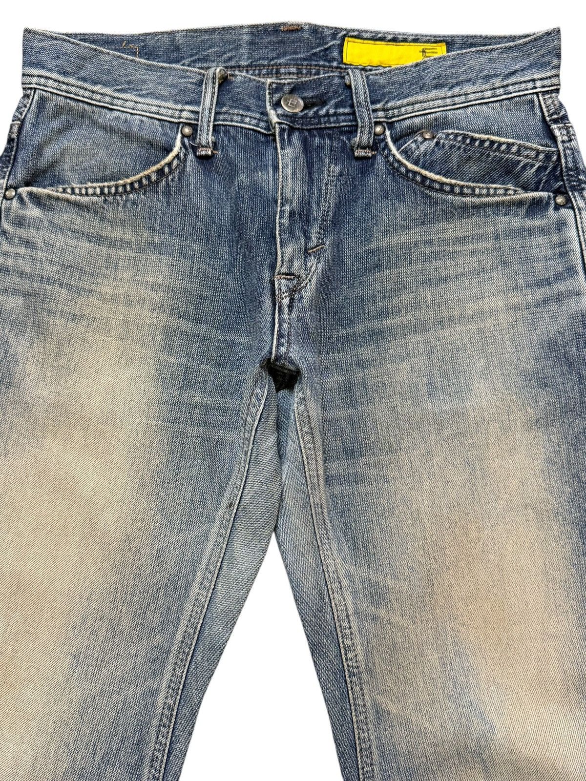 Edwin Vintage Y2K Edwin E-Function Mud Wash Faded Twisted Leg Size US 31 - 3 Thumbnail