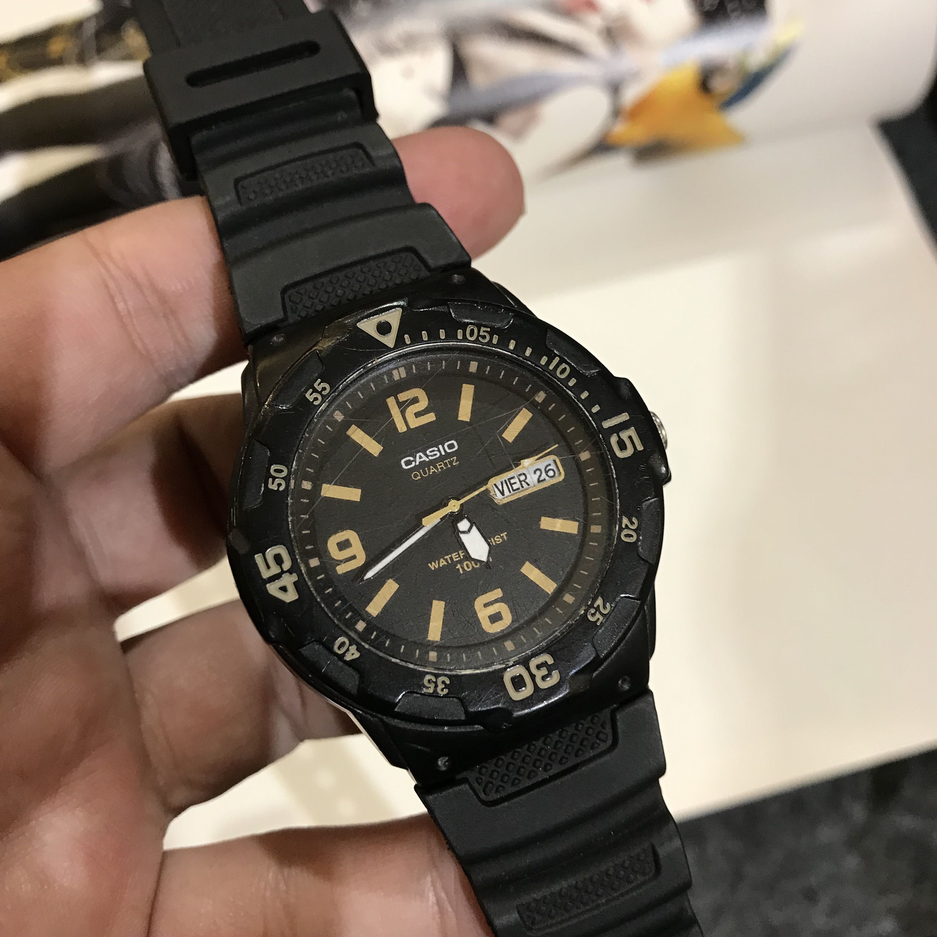 Casio Vintage Casio Military Analog MRW-200H-1EV Casio Size ONE SIZE - 4 Thumbnail