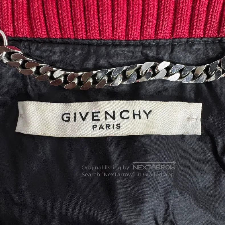 Givenchy Givenchy Size48 Red Zipper Pocket Hem Elastic Jacket Size US M / EU 48-50 / 2 - 3 Thumbnail
