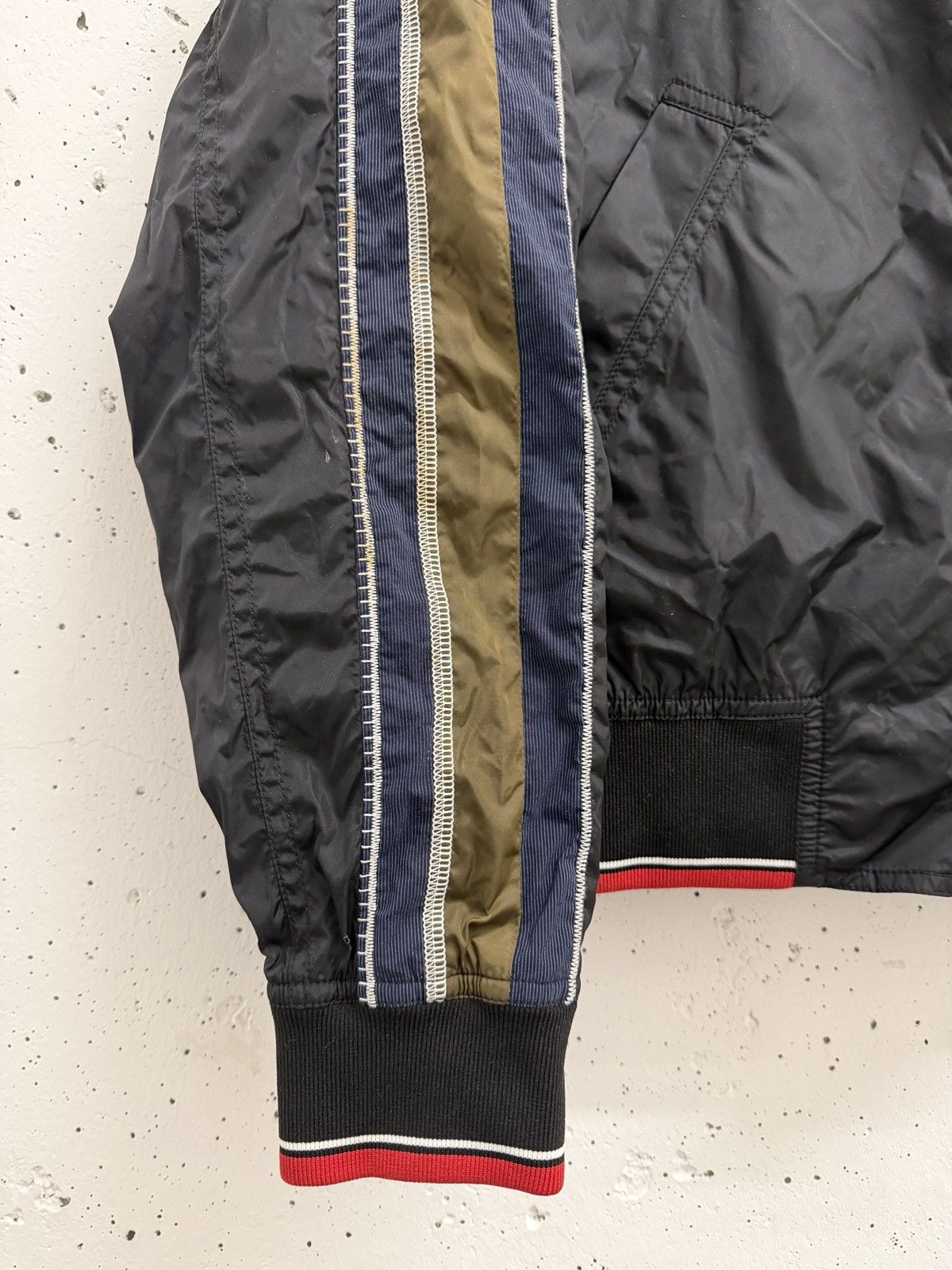 Dior Dior Homme Sample Track Nylon Panelled Zip-Up Jacket Size US M / EU 48-50 / 2 - 2 Thumbnail