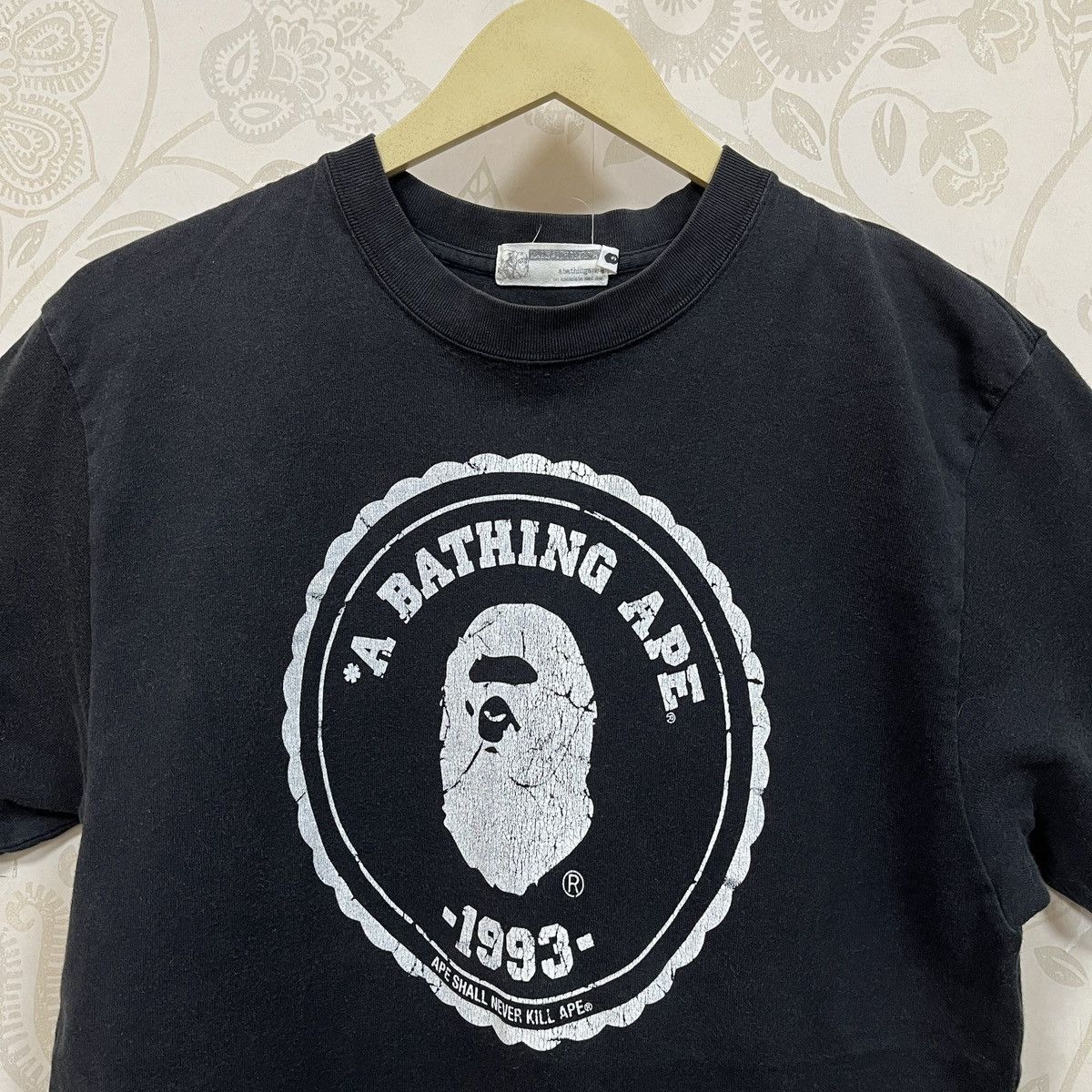 Bape Vintage BAPE Big Logo Nigo The Bathing Ape Japan TShirt Size US M / EU 48-50 / 2 - 16 Thumbnail