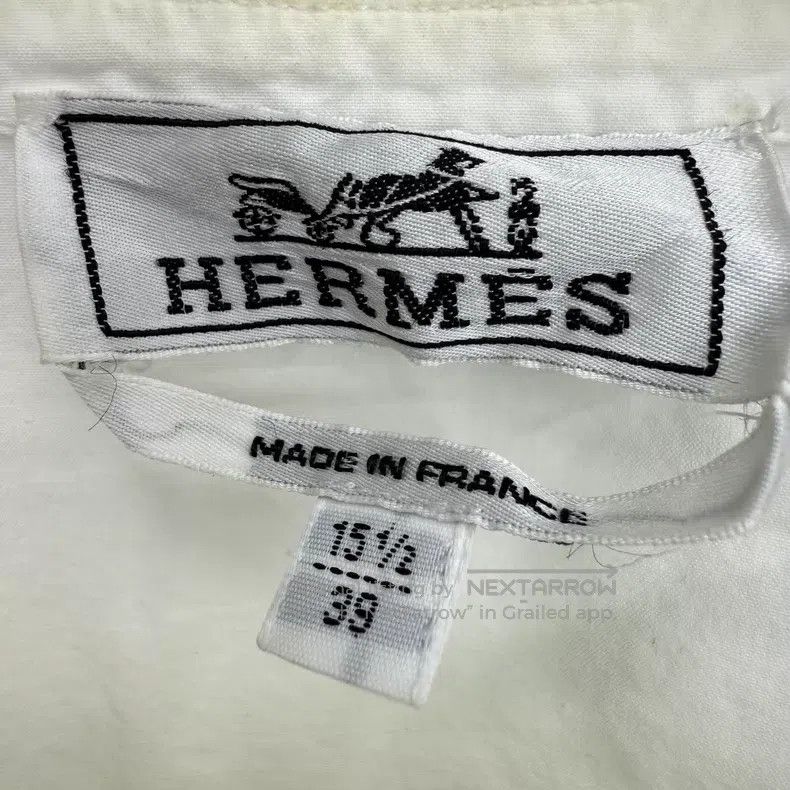 Hermes Hermes size 39 White Contrasting Casual Round Neck Short Sl Size US XXS / EU 40 - 3 Thumbnail