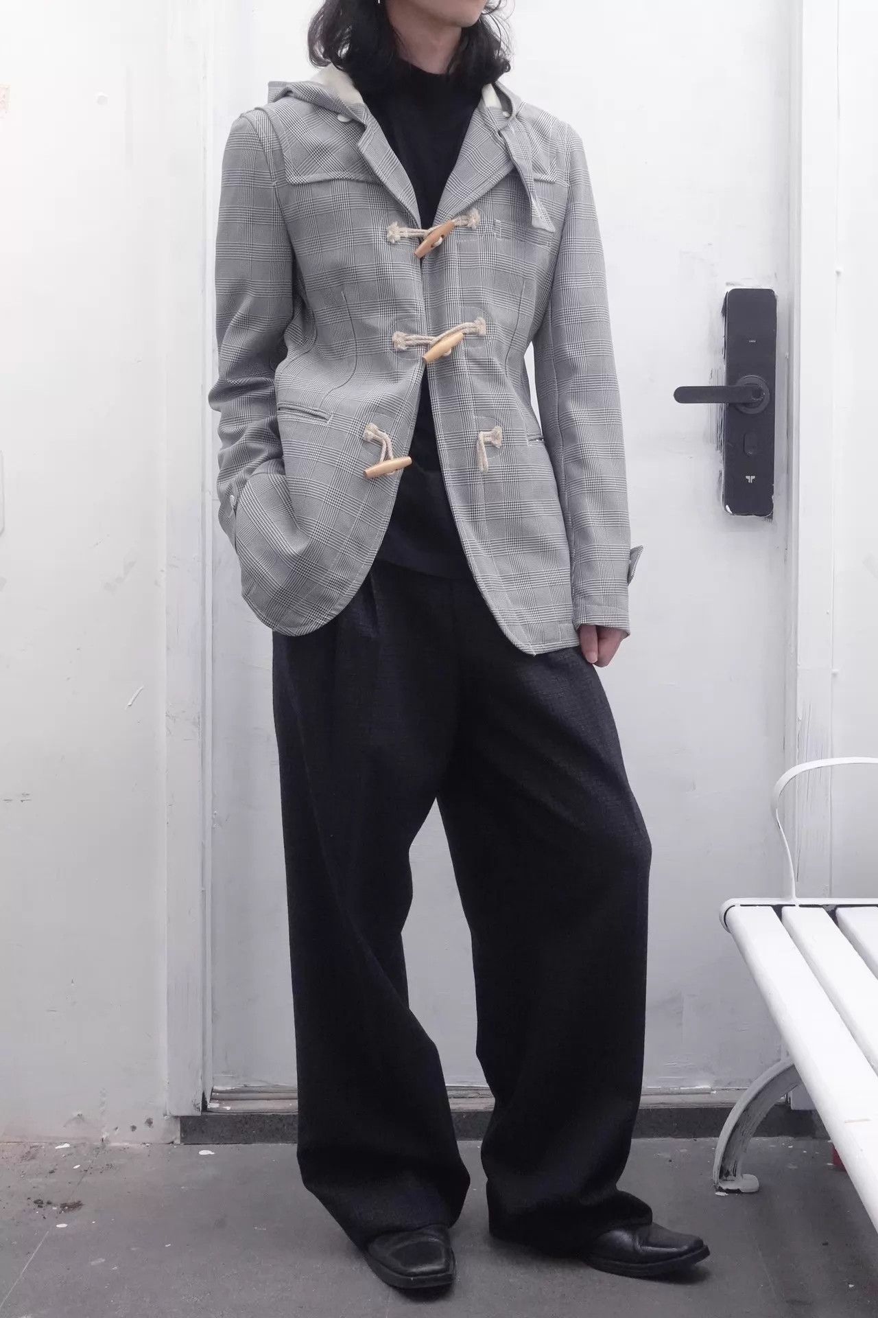 Comme des Garcons CDG Homme Plus SS2011 POW Check Hooded Suit M Size US M / EU 48-50 / 2 - 3 Thumbnail
