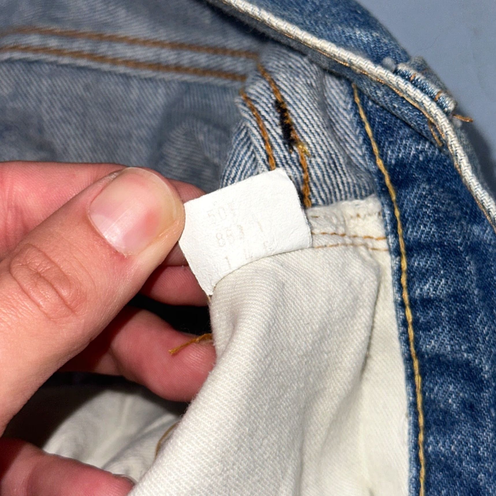 Levi's VINTAGE Levis 501 70s SS Redline Selvedge USA XX Jeans Med Wash 30x31 Acting 28x27 Size US 30 / EU 46 - 7 Thumbnail