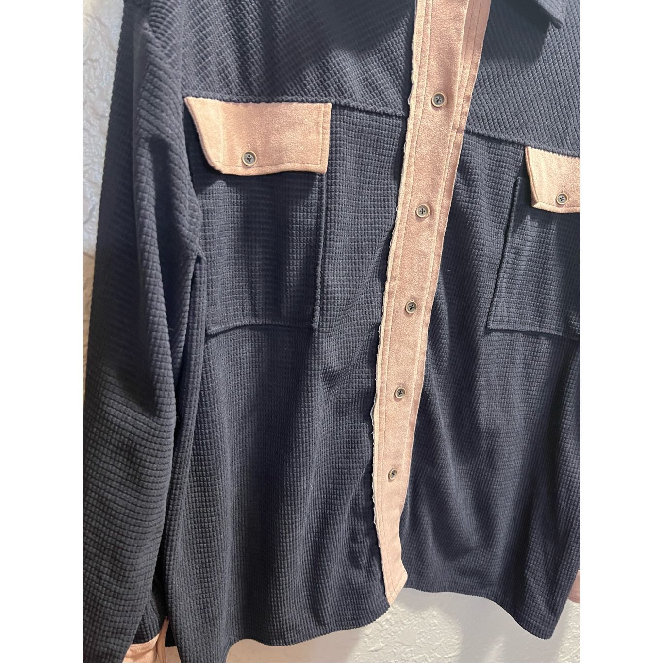 Other Grey Full Button Up Top Woman’s Size XL Size XL / US 12-14 / IT 48-50 - 2 Thumbnail