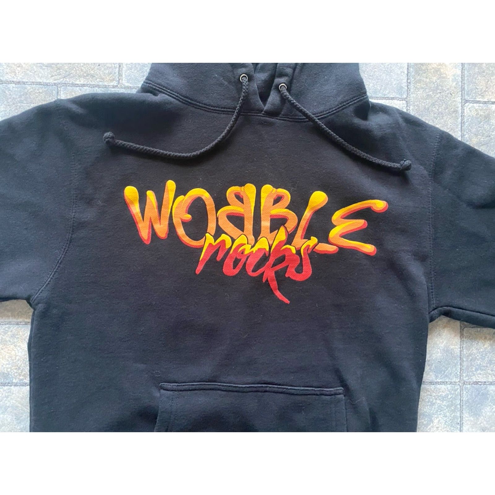 Vintage Ganja White Night Hoodie Mens Small Wobble Rocks Believe In Your Dreams Black Orange Black Elevation Red Rocks Amphitheatre 90s? Wait no. Size US S / EU 44-46 / 1 - 4 Thumbnail