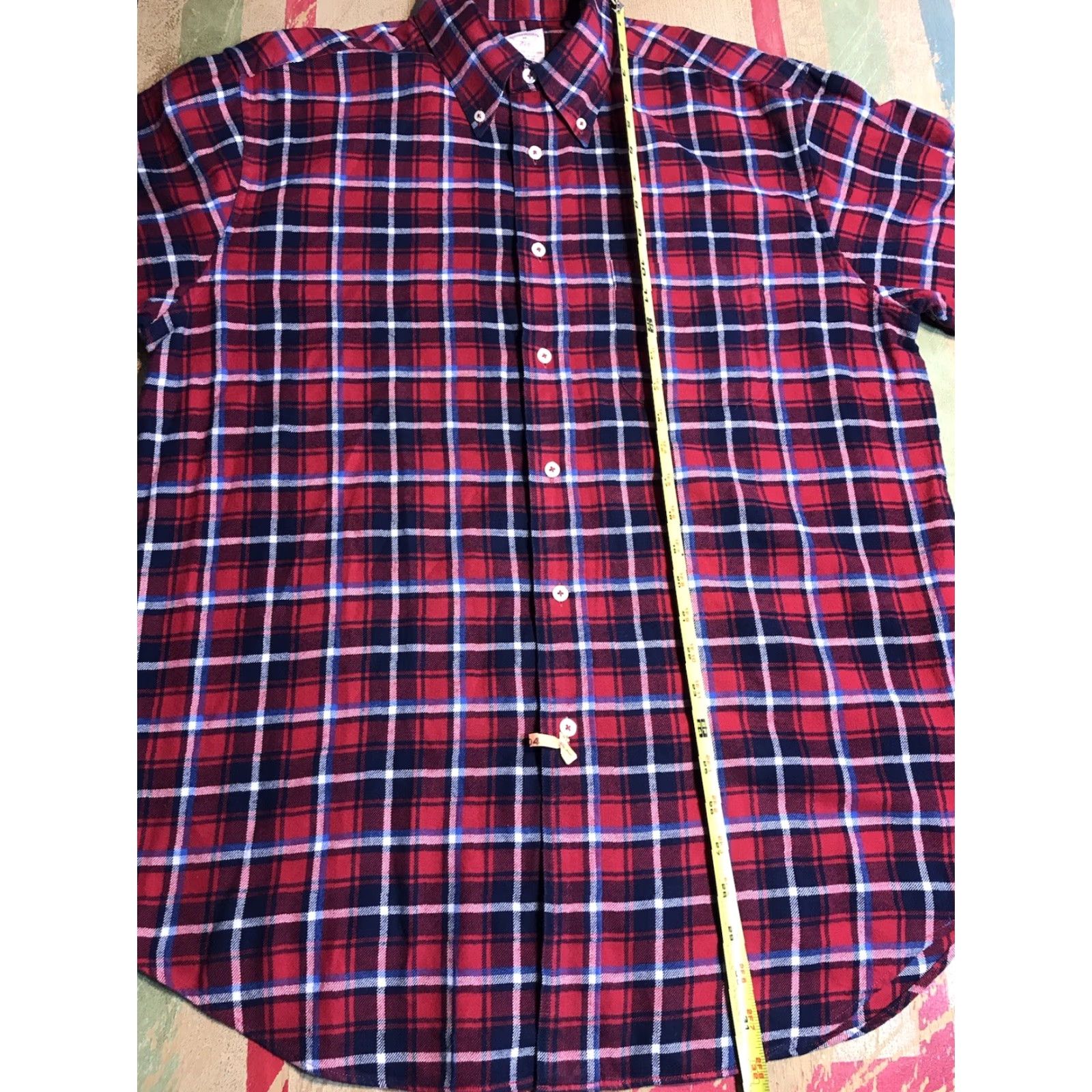 Brooks Brothers Brooks Brothers 346 Shirt Mens M Multicolor Plaid Button-Down Size US M / EU 48-50 / 2 - 5 Thumbnail