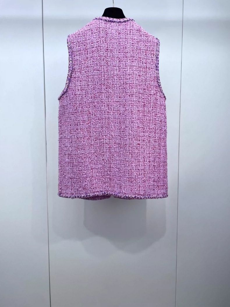 Chanel Chanel 22P four-pocket lion buckle long vest 2504-Nextarrow Size S / US 4 / IT 40 - 3 Thumbnail