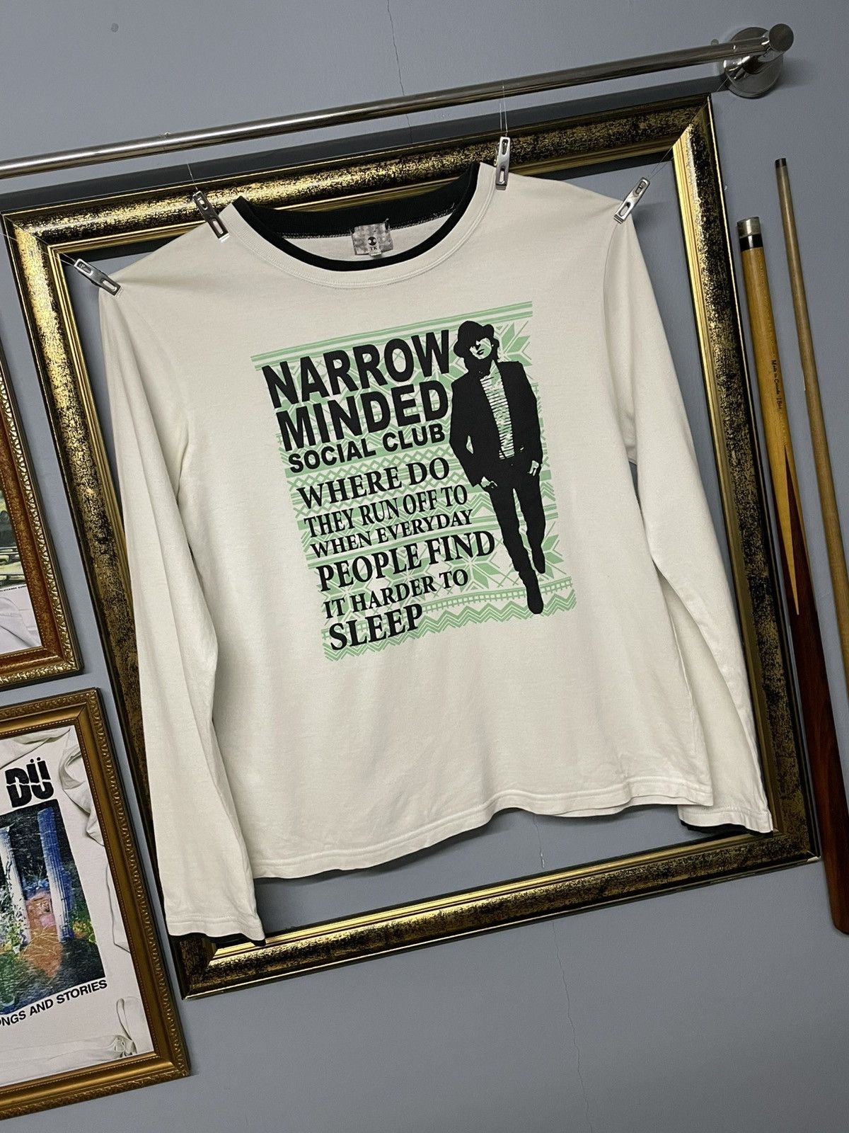 Japanese Brand × Takeo Kikuchi × Vintage Vintage 1990s Japan Takeo Kikuchi Narrow Minded Carl Barat Size US M / EU 48-50 / 2 - 2 Thumbnail