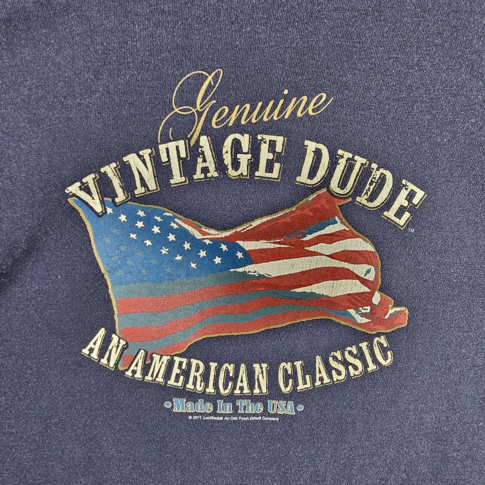 Delta Genuine Vintage Dude Shirt American Classic Made USA Large Size US L / EU 52-54 / 3 - 3 Thumbnail