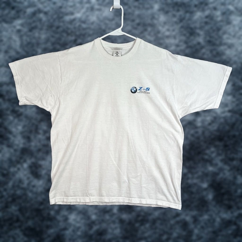 Fruit Of The Loom VINTAGE BMW Z8 007 Movie Promo Car T Shirt Adult XL White Mens Size US XL / EU 56 / 4 - 1 Thumbnail