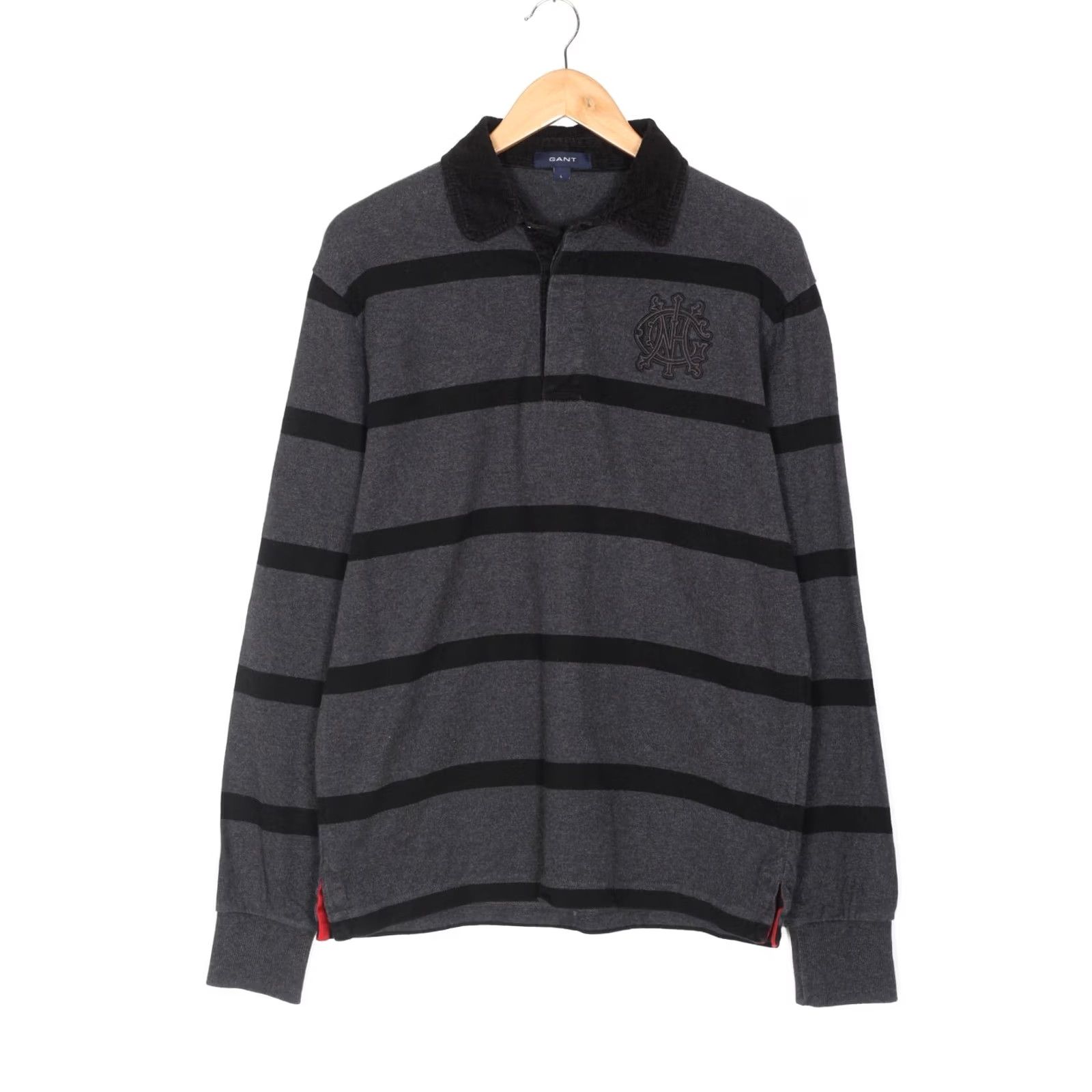 Gant GANT Polo Rugby Shirt Men L Long Sleeve Striped VR2817 Size US L / EU 52-54 / 3 - 2 Thumbnail