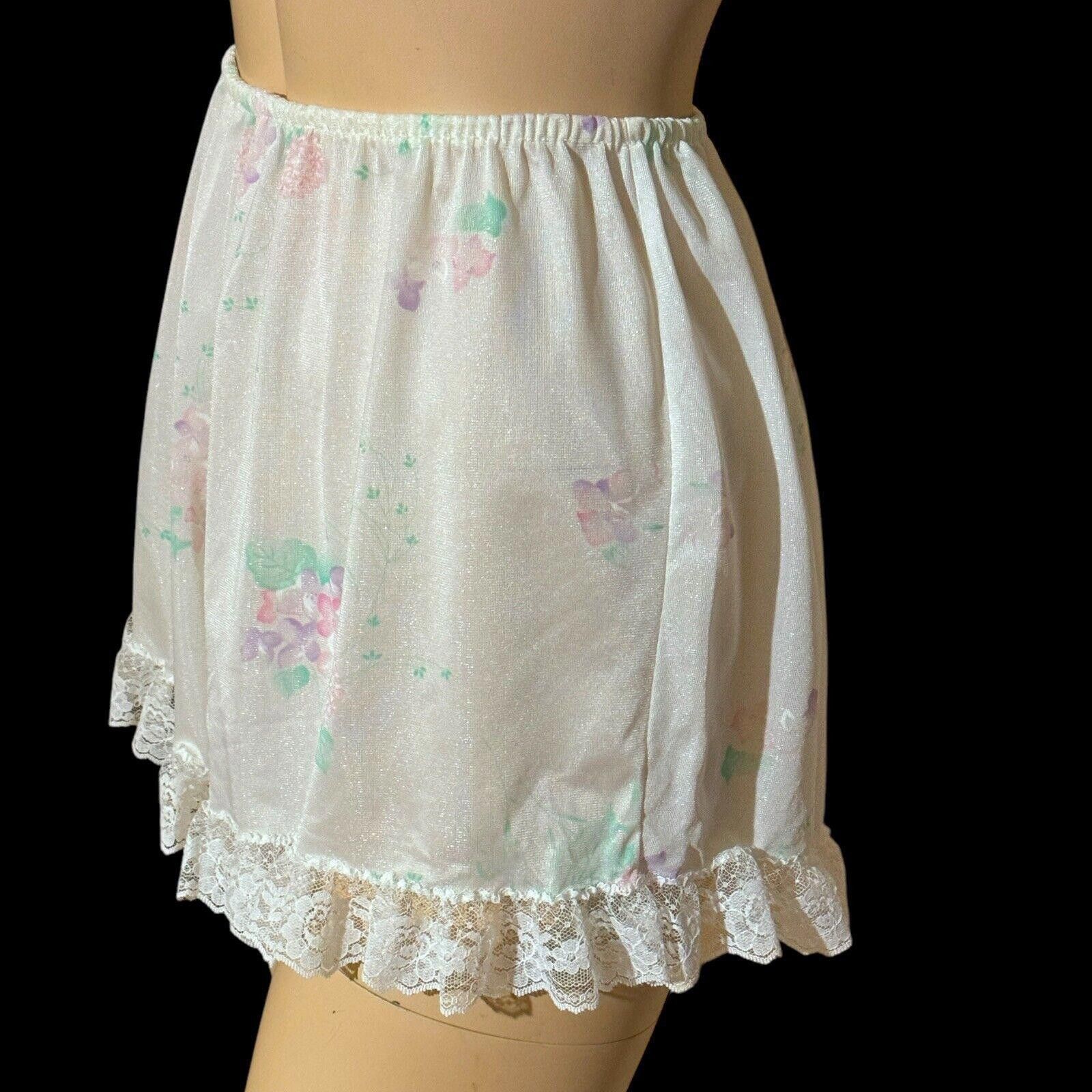 Designer Vintage Erica Loren Pastel Lacy Pajama Babydoll Sz S Size ONE SIZE - 7 Thumbnail