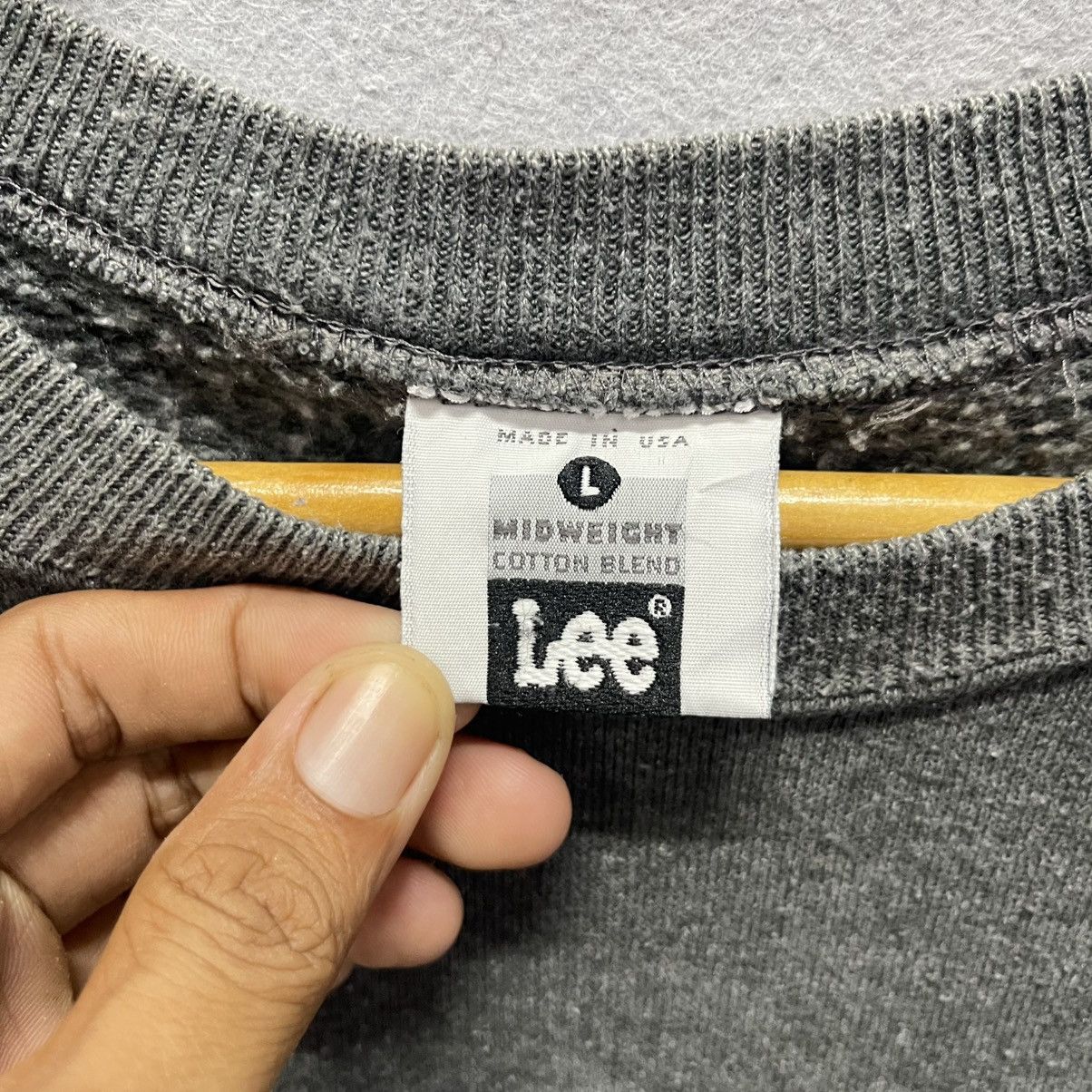 Lee Vintage Lee Made in USA Midweight Logo Sweatshirt Size US L / EU 52-54 / 3 - 7 Thumbnail