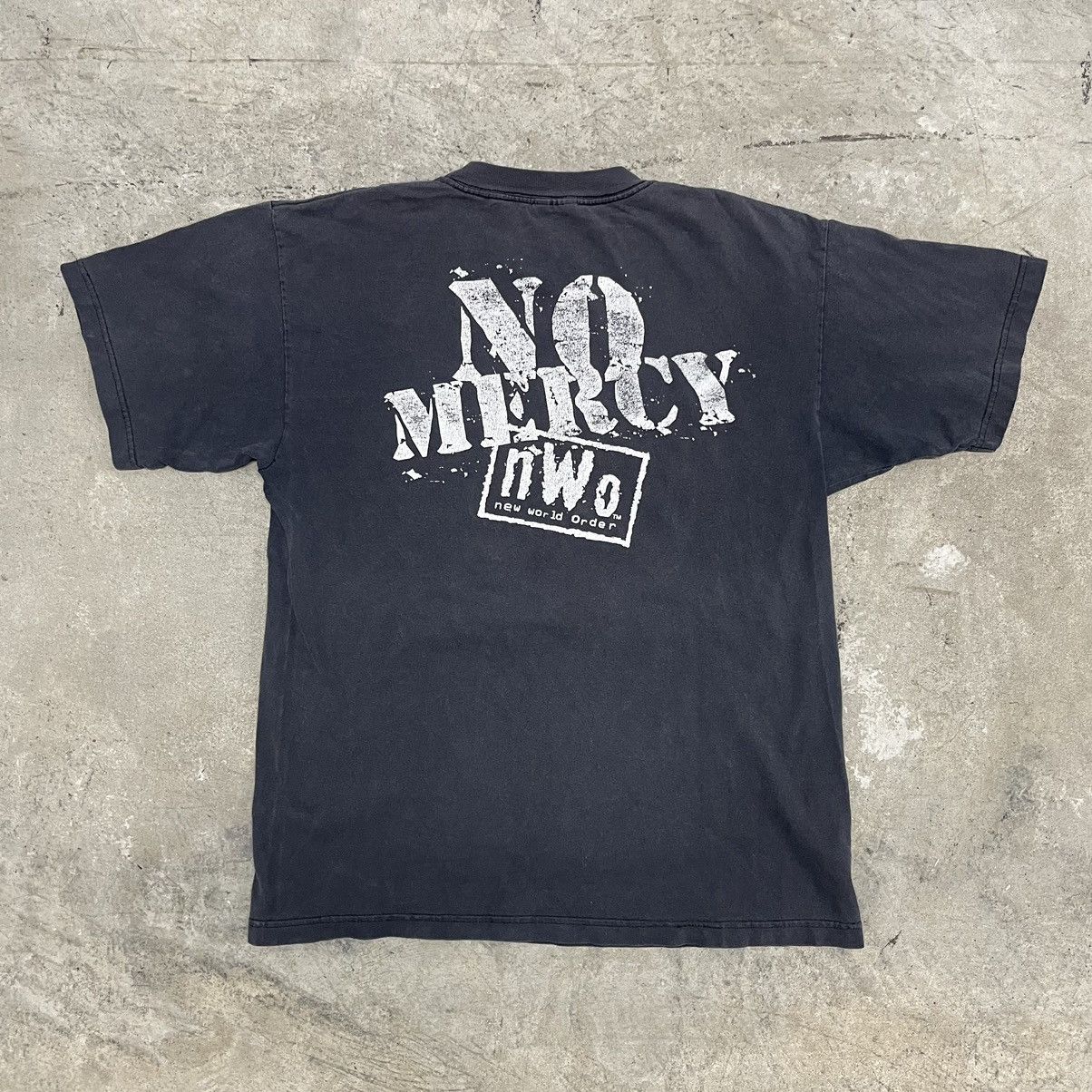 Vintage × WCW/nWo Vintage 90s Faded NWO No Mercy Tee Size US L / EU 52-54 / 3 - 2 Thumbnail